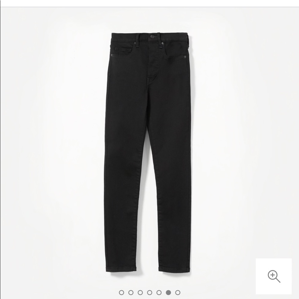 Everlane High Rise Authentic Straight Jeans